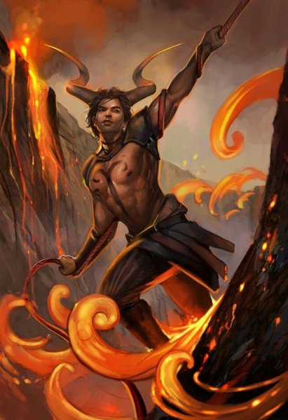 Телец арт парень