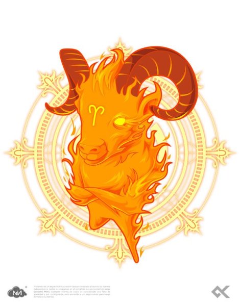 Овен Зодиак арт животное