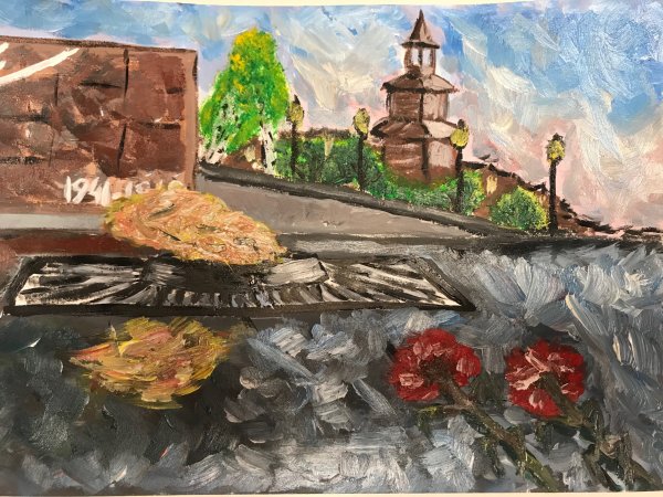 Вечный огонь на территории Кремля Нижний Новгород