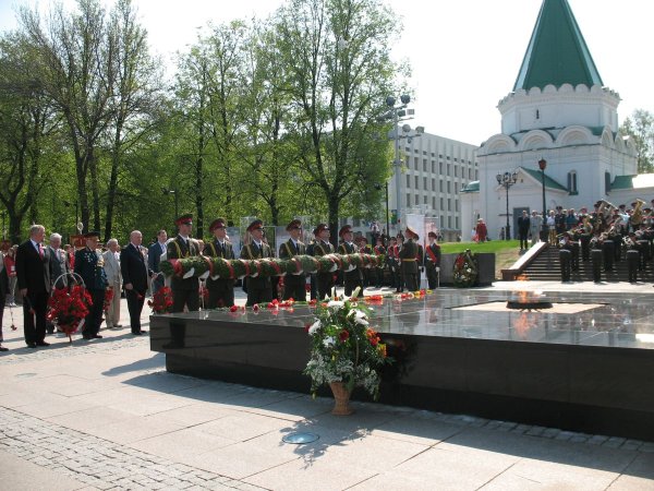 Нижегородский Кремль вечный огонь Нижний Новгород