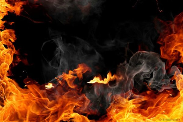 Огонь языки пламени