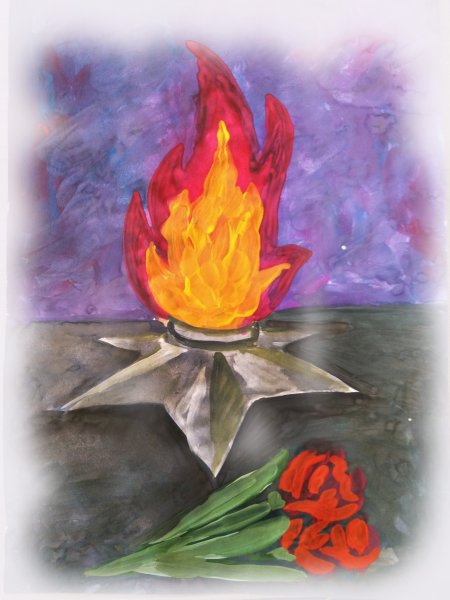 Дети рисуют победу Курск