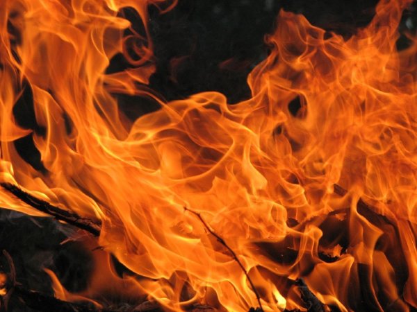 Огонь фон