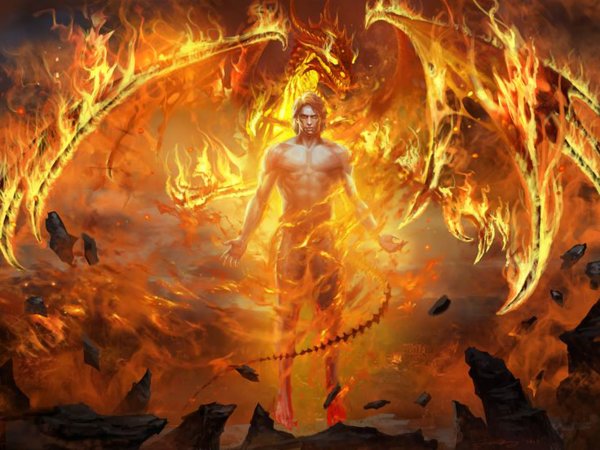 Огненный человек