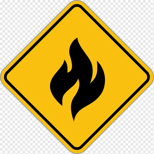 Табличка "Огнеопасно"