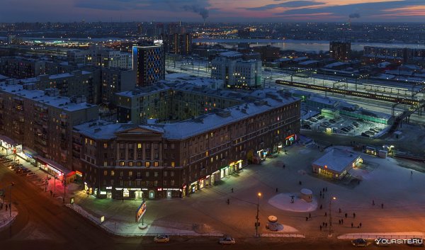 Ночной Новосибирск