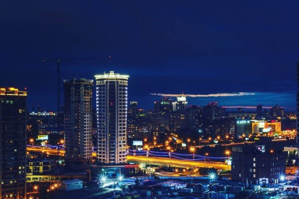 Новосибирск ночной флотилия