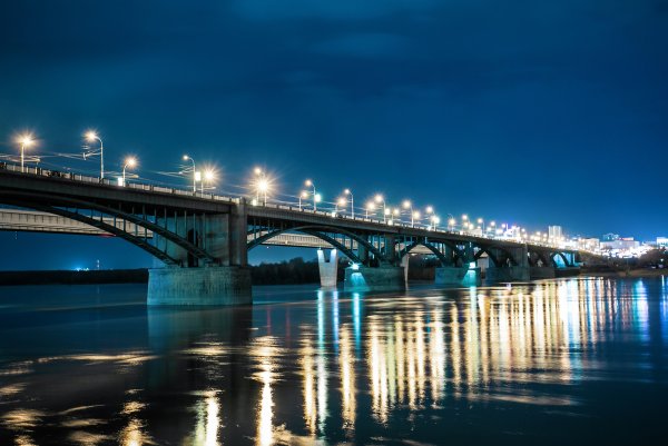 Ночной Новосибирск