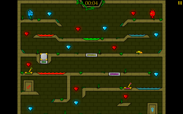 Игра огонек и водичка