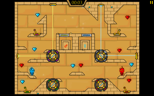 Fireboy Watergirl храм страха