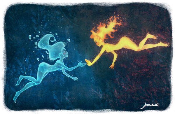 Огонь и вода любовь