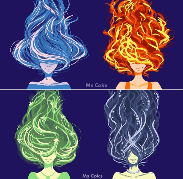 Стихии в виде людей