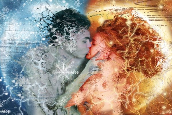 Лед и пламя мужчина и женщина