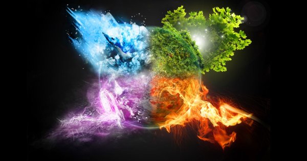 Стихии природы воздух вода огонь земля