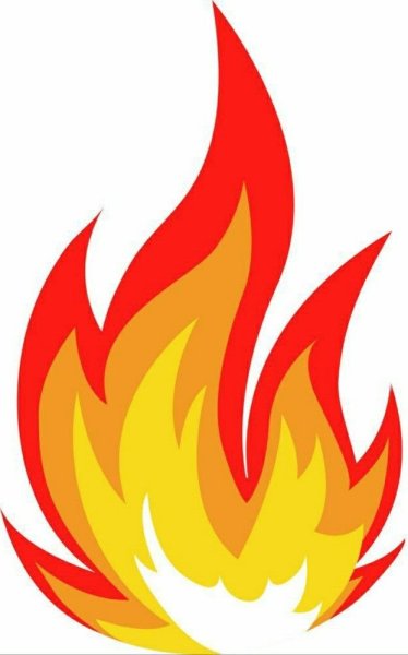 Шаблон языков пламени