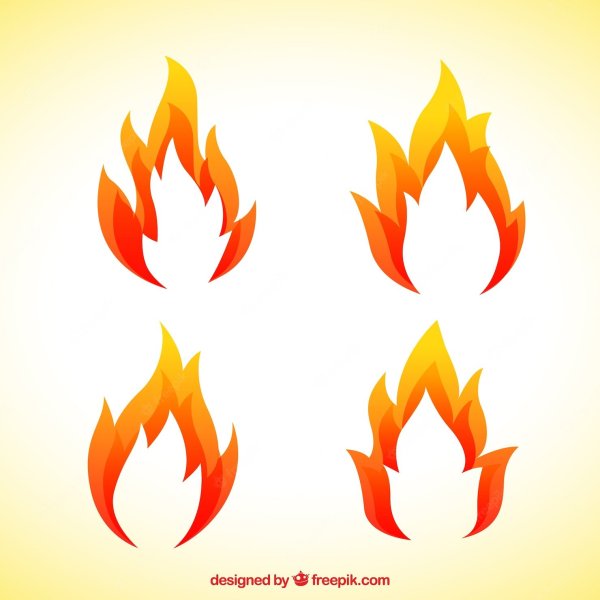 Аппликация огонь