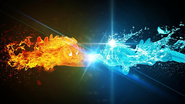 Заставка на рабочий стол огонь