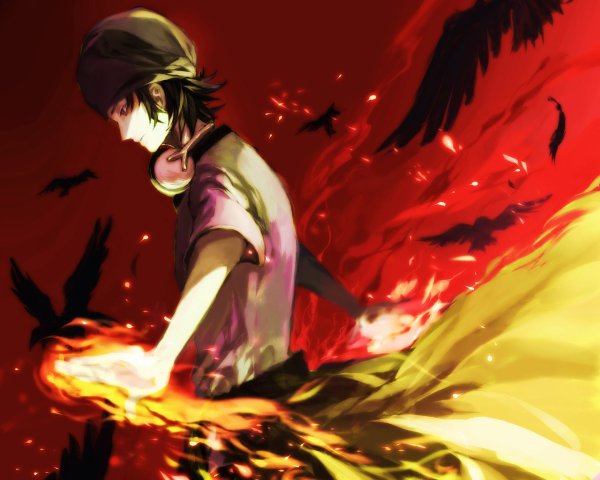 Огненный мальчик аниме