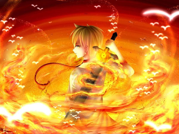 Аниме магия огня