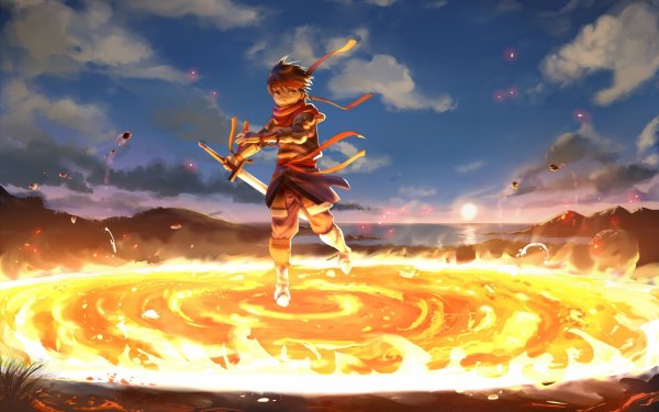 Аниме магия огня