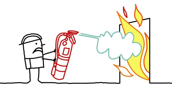 Картинка для детей put out a Fire