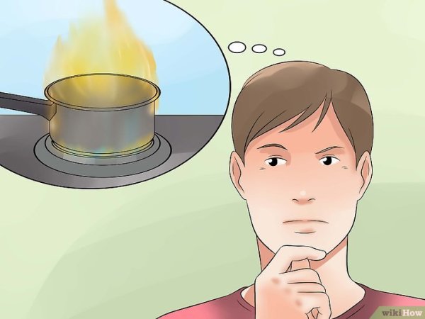 Мем с горящей кастрюлей