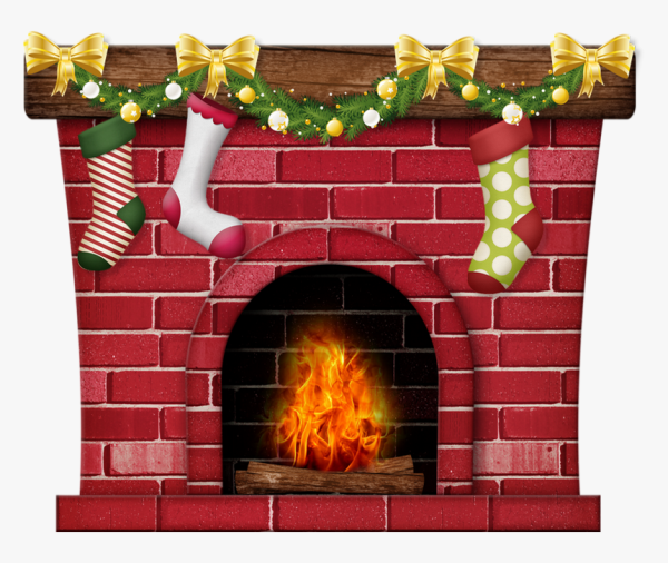 Новогодний камин для детей