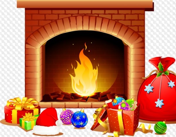 Векторный камин