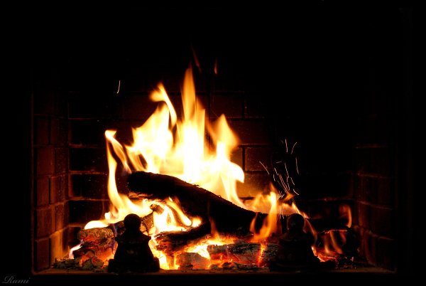 Костер камин