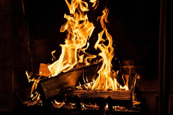 Огонь в камине Эстетика