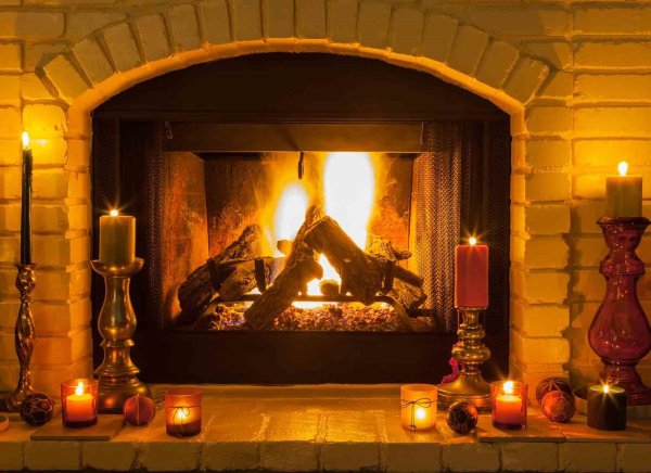 Уютный камин