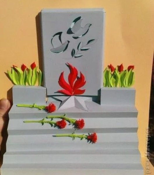 Объемная композиция на 9 мая