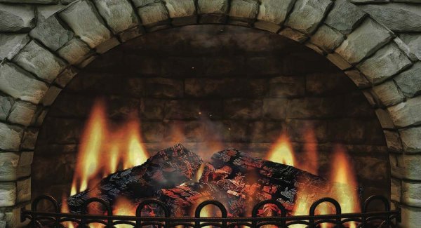 Средневековый камин