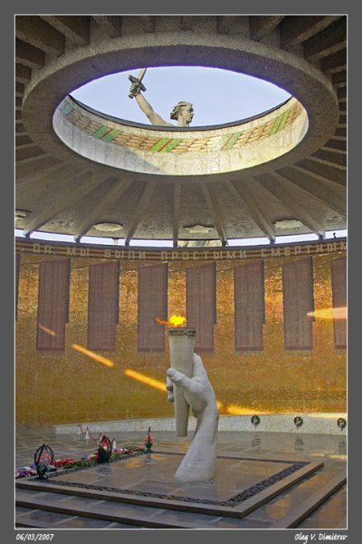 Вечный огонь Волгоград Мамаев Курган