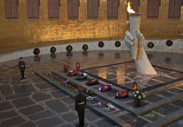 Мамаев Курган Волгоград Пантеон воинской славы