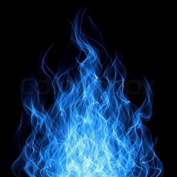 Синий огонь для фотошопа