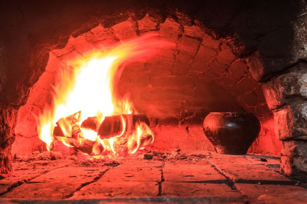 Очаг русской печи