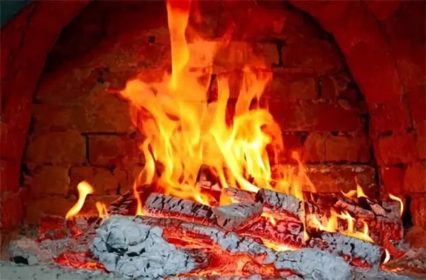 Огонь в русской печи