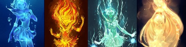 Магия воды огня земли и воздуха