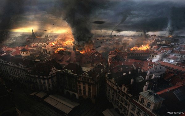 Город в огне