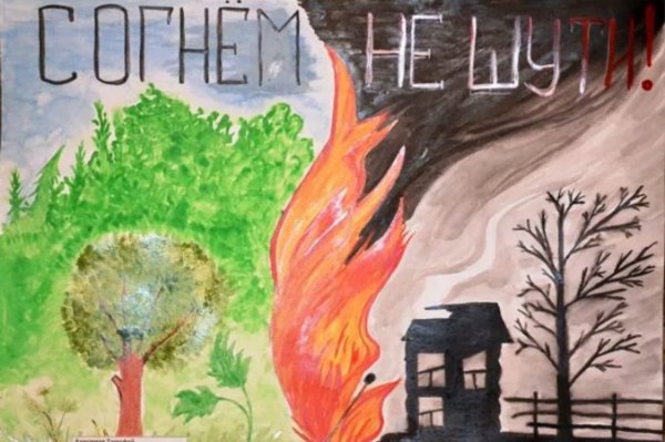 Рисунок на тему "пожарная безопастность"