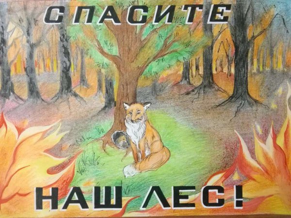 Лес боится огня