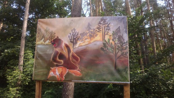 Противопожарная пропаганда в лесах