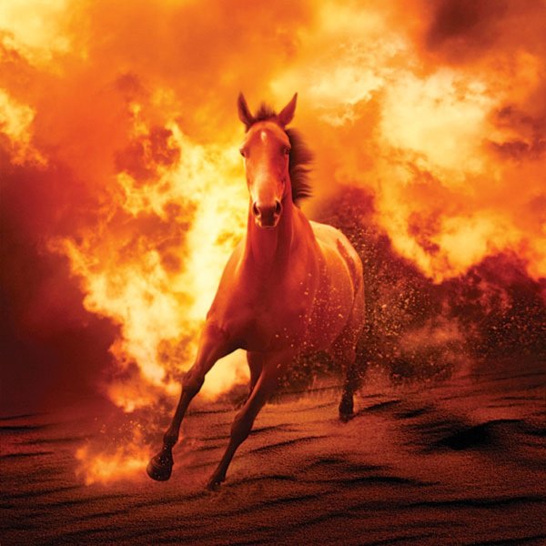 Горизонт в огне и конь