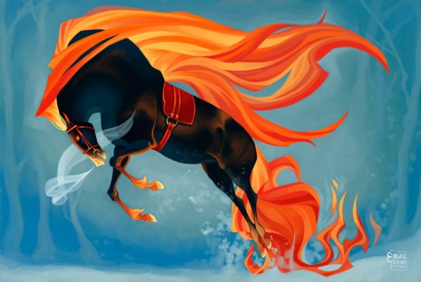 Златогривый конь