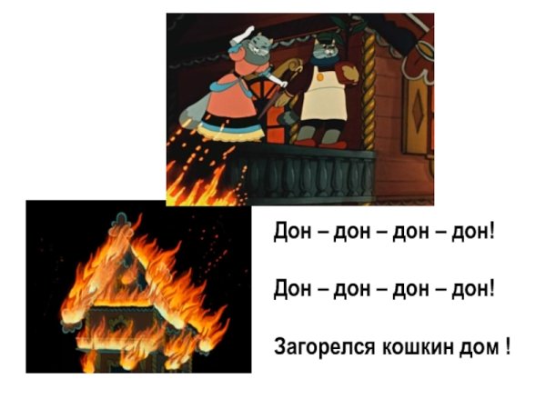 Кошкин дом загорелся Кошкин дом