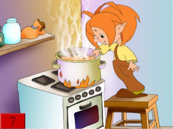 Опасности на кухне для детей