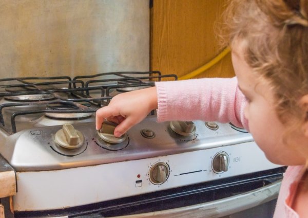Газовая плита для детей
