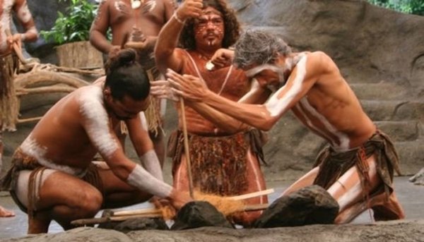 Древние люди добыча огня