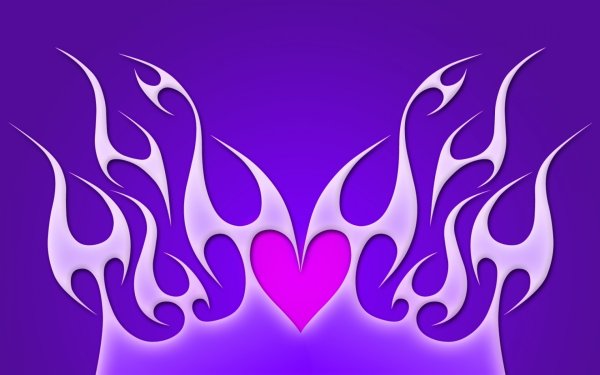 Тату фиолетовое пламя